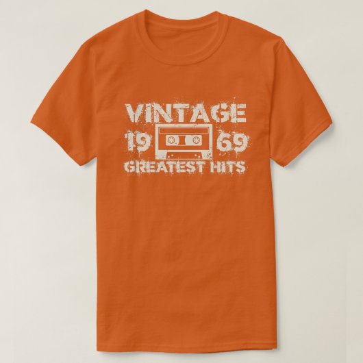 1969 Grootste Hits Wit T-shirt (Design voorkant)