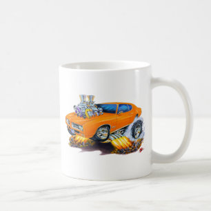 1969 GTO Oranje auto Koffiemok