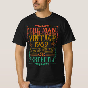 1969 Happy Bday Gifts, Man Myth Legend 196 T-shirt