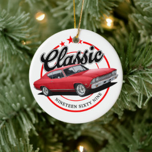 1969 Klassieke auto Keramisch Ornament
