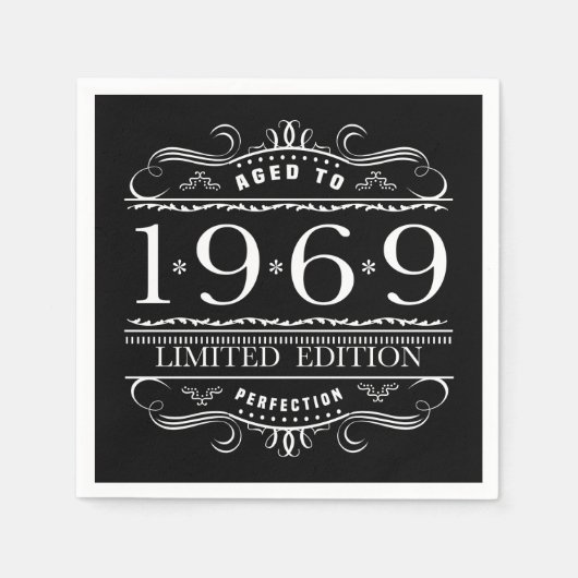 1969 Limited Edition Birthday Servet (Voorkant)