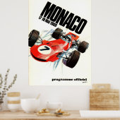 1969 Monaco grand prix Poster (Keuken)