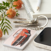 1969 Oranje lader Sleutelhanger (Voorkant Rechts)