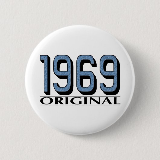 1969 Origineel Ronde Button 5,7 Cm (Voorkant)