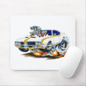 1969 Oude heurstauto van glas Muismat (Met muis)