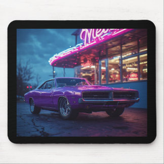 1969 Plum Crazy Paarse Dodge Charger RT Muismat