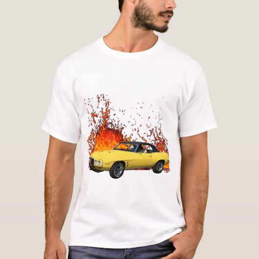 1969 Pontiac Firebird T-shirt (Voorkant)