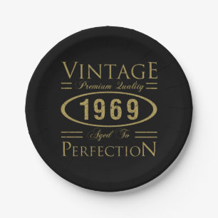 1969 Premium Quality Papieren Bordje