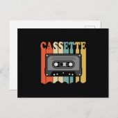  1969 Retro Cassette Birthday Gift Idea Briefkaart (Voorkant / Achterkant)