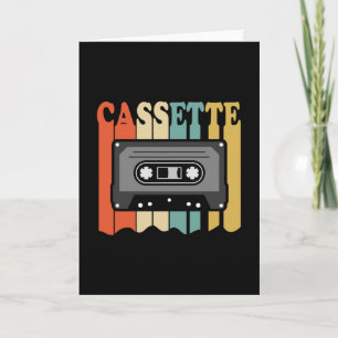  1969 Retro Cassette Birthday Gift Idea Kaart