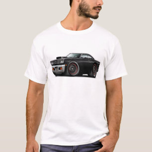 1969 Roadrunner Black Hood Scoop Car T-shirt