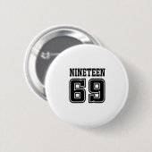 1969 RONDE BUTTON 5,7 CM (Voorkant /achterkant)