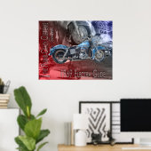 1969 Shovelhead Poster (Thuiskantoor)