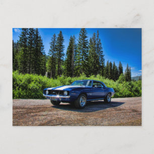 1969 supersport camaro spierwagen briefkaart