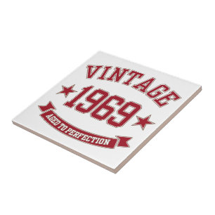 1969 Vintage tot perfecte Tegeltje