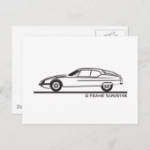 1970 - 1975 Citroën SM Briefkaart (Voorkant / Achterkant)
