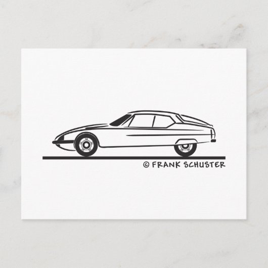 1970 - 1975 Citroën SM Briefkaart (Voorkant)