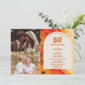 1970 50e anniversaire de Mariage 2 Invitation phot (Debout devant)