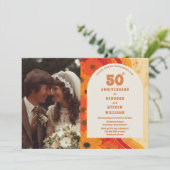 1970 50e anniversaire de Mariage Invitation photo (Debout devant)