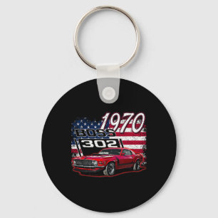 1970 70 Boss 302 4th of July Amerikaans Sleutelhanger