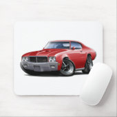 1970-72 Buick GS Red Car Muismat (Met muis)