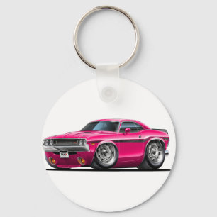 1970-72 Challenger Pink auto Sleutelhanger