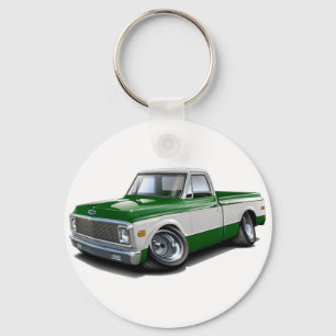 1970-72 Chevy C10 Green-White Truck Sleutelhanger