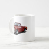 1970-72 Chevy C10 Maroon Truck Koffiemok (Voorkant links)