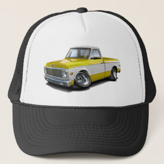 1970-72 Chevy C10 Yellow-White Truck Trucker Pet