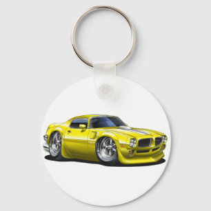 1970/72 Trans Am Gele Auto Sleutelhanger