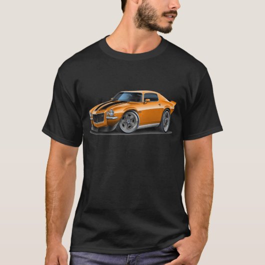 1970-73 Camaro Orn/Blk T-shirt (Voorkant)