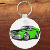 1970-74 Duster 340 Limoen Sleutelhanger (Voorkant)