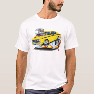 1970-74 Plymouth gele auto T-shirt
