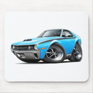 1970 AMX Big Bad Blue-Black Car Muismat