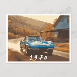 1970 Auto Briefkaart