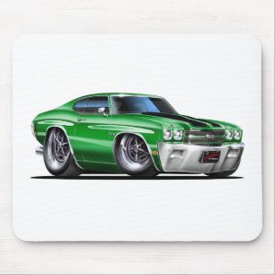 1970 Chevelle Green-Black Car Muismat