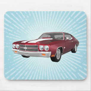 1970 Chevelle SS: Snoep Apple Finish: Mousepad Muismat