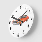 1970 Chevelle SS: Wall Clock Ronde Klok (Hoek)