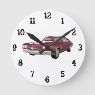 1970 Chevelle SS: Wandklok Ronde Klok