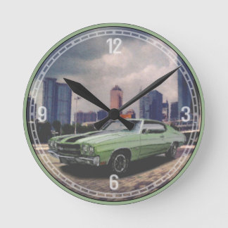1970 Chevrolet Chevelle (groene) Decoratieve klok