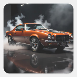 1970 Chevy Camaro Vierkante Sticker