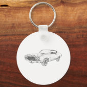 1970 chevy chevelle sleutelhanger (Voorkant)