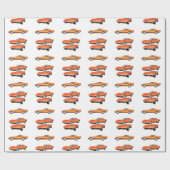 1970 Corvette: Oranje Fins Cadeaupapier (Vlak)