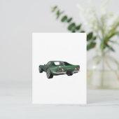 1970 Corvette Sportauto: Groene afwerking Briefkaart (Staand voorkant)