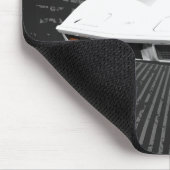 1970 Corvette Sportauto: Witte finse: Mousepad Muismat (Hoek)