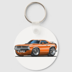 1970 de Oranje Auto van Plymouth Cuda Sleutelhanger
