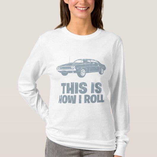 1970 Dodge Hemi Challenger T-shirt (Voorkant)