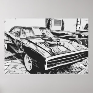 1970 Dodge-lader Poster