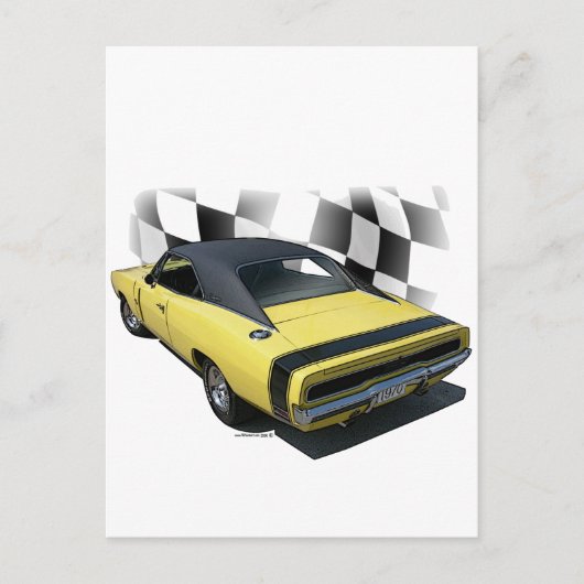 1970 Dodge-lader R/T Briefkaart (Voorkant)