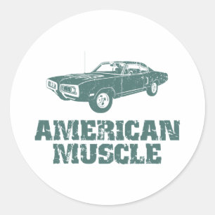 1970 Dodge Super Bee 400 Ronde Sticker